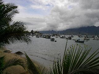 From Ilhabella towards the mainland