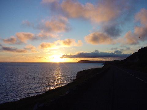 On the way to Giants Causeway