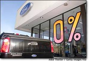 FORD joins GM, DMX in Zero percent Financing offer
