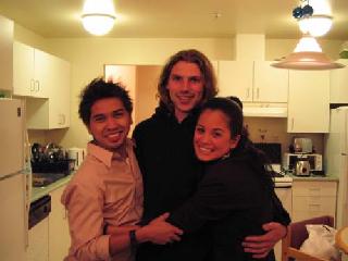 Sakura, David and I